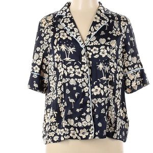 Scotch & Soda Size L Short Sleeve Blouse